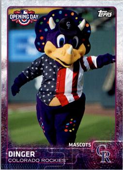 2015 Topps Opening Day - Mascots #M-10 Dinger Front
