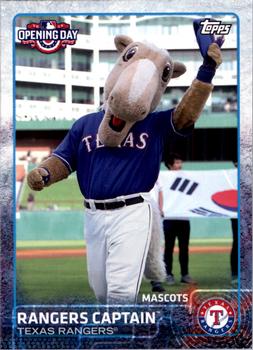 2015 Topps Opening Day - Mascots #M-24 Rangers Captain Front