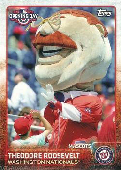 2015 Topps Opening Day - Mascots #M-25 Theodore Roosevelt Front