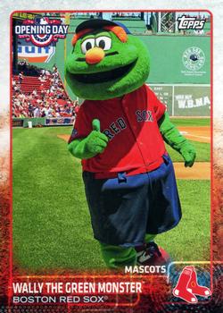 2015 Topps Opening Day - Mascots #M-04 Wally the Green Monster Front