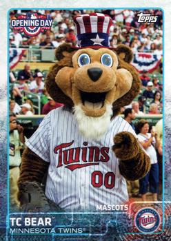 2015 Topps Opening Day - Mascots #M-15 TC Bear Front