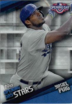 2015 Topps Opening Day - Opening Day Stars #ODS-06 Yasiel Puig Front