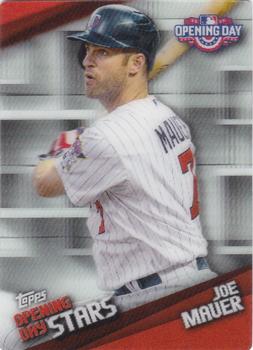 2015 Topps Opening Day - Opening Day Stars #ODS-20 Joe Mauer Front