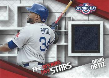 2015 Topps Opening Day - Relics #ODR-DO David Ortiz Front