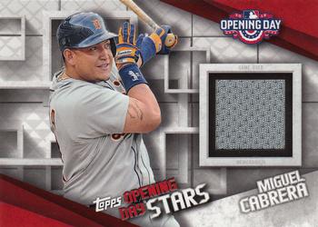 2015 Topps Opening Day - Relics #ODR-MC Miguel Cabrera Front