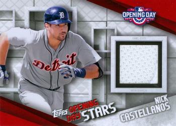 2015 Topps Opening Day - Relics #ODR-NC Nick Castellanos Front