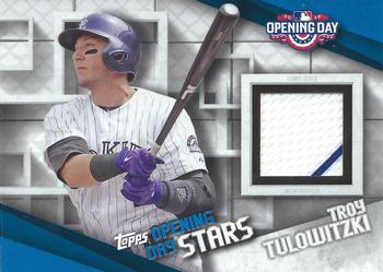 2015 Topps Opening Day - Relics #ODR-TT Troy Tulowitzki Front