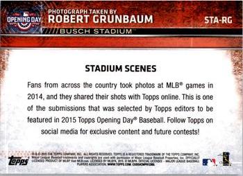 2015 Topps Opening Day - Stadium Scenes #STA-RG St. Louis Cardinals Back