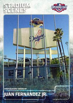 2015 Topps Opening Day - Stadium Scenes #STA-JFJ Los Angeles Dodgers Front