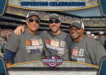 2015 Topps Opening Day - Superstar Celebrations #SC-13 Miguel Cabrera Front