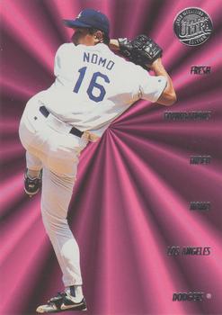 1996 Ultra - Fresh Foundations Gold Medallion #8 Hideo Nomo Front