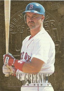 1996 Ultra - Gold Medallion #17 Mike Greenwell Front
