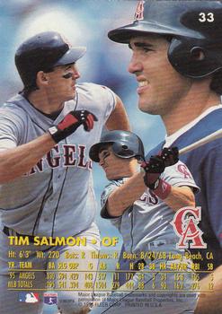 1996 Ultra - Gold Medallion #33 Tim Salmon Back