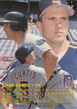 1996 Ultra - Gold Medallion #57 Chad Curtis Back