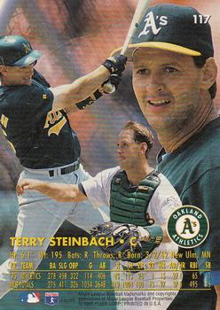 1996 Ultra - Gold Medallion #117 Terry Steinbach Back