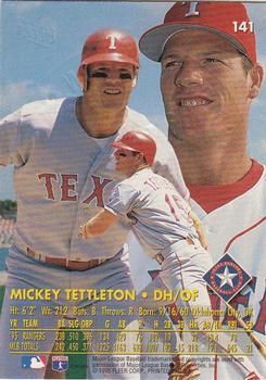 1996 Ultra - Gold Medallion #141 Mickey Tettleton Back