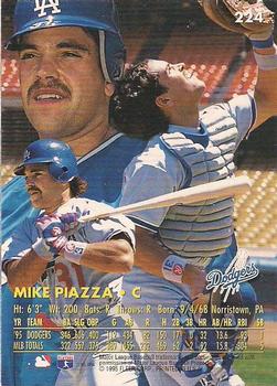 1996 Ultra - Gold Medallion #224 Mike Piazza Back
