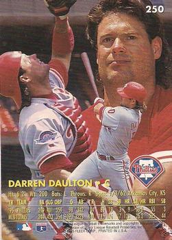 1996 Ultra - Gold Medallion #250 Darren Daulton Back