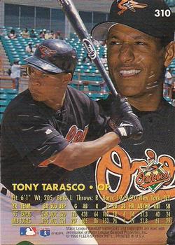 1996 Ultra - Gold Medallion #310 Tony Tarasco Back