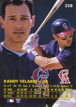 1996 Ultra - Gold Medallion #328 Randy Velarde Back