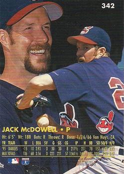 1996 Ultra - Gold Medallion #342 Jack McDowell Back