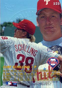 1996 Ultra - Gold Medallion #525 Curt Schilling Back