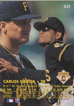 1996 Ultra - Gold Medallion #531 Carlos Garcia Back