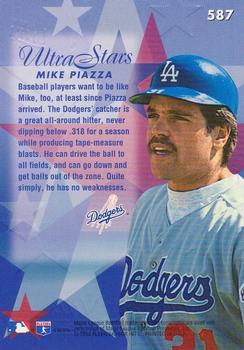 1996 Ultra - Gold Medallion #587 Mike Piazza Back