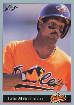 2014 Leaf Best of Baseball - Leaf Memories 1992 Buyback Gold #130 Luis Mercedes Front