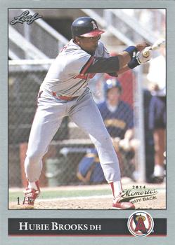 2014 Leaf Best of Baseball - Leaf Memories 1992 Buyback Gold #378 Hubie Brooks Front