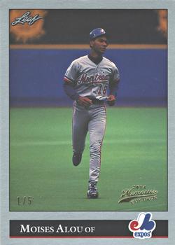 2014 Leaf Best of Baseball - Leaf Memories 1992 Buyback Gold #426 Moises Alou Front