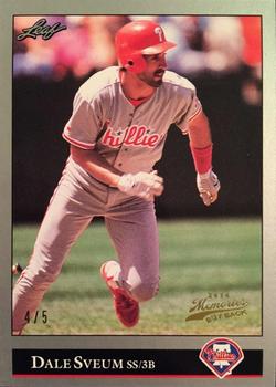 2014 Leaf Best of Baseball - Leaf Memories 1992 Buyback Gold #473 Dale Sveum Front