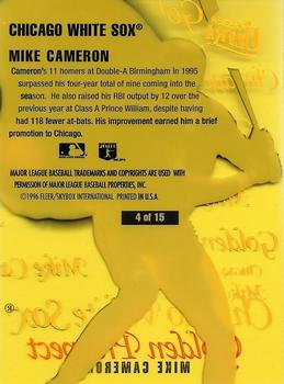 1996 Ultra - Golden Prospects (Series Two) #4 Mike Cameron Back