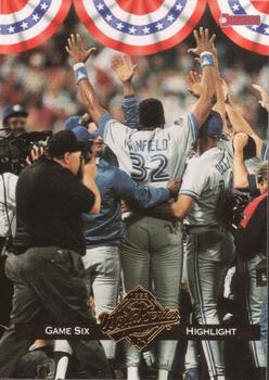 1993 Donruss Toronto Blue Jays 1992 Championship Season #WS7 Dave Winfield / Derek Bell Front