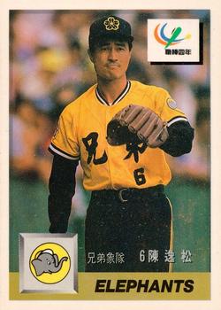 1993 CPBL #087 Yi-Sung Chen Front
