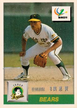 1993 CPBL #141 Shi-Hsien Wu Front