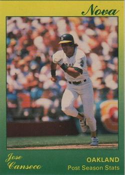 1991 Star Nova #57 Jose Canseco Front