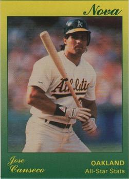 1991 Star Nova #58 Jose Canseco Front