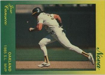 1991 Star Nova #62 Jose Canseco Front