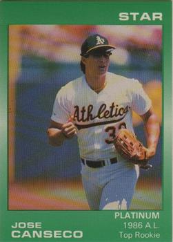 1989 Star Platinum #7 Jose Canseco Front