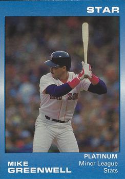 1989 Star Platinum #12 Mike Greenwell Front
