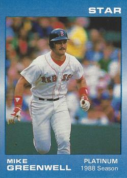 1989 Star Platinum #18 Mike Greenwell Front