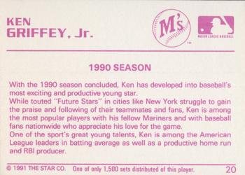 1991 Star Gold #20 Ken Griffey Jr. Back