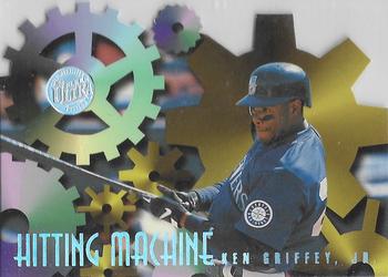 1996 Ultra - Hitting Machines Gold Medallion #4 Ken Griffey, Jr. Front