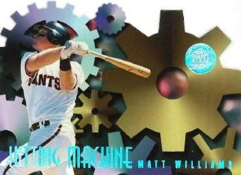 1996 Ultra - Hitting Machines Gold Medallion #10 Matt Williams Front