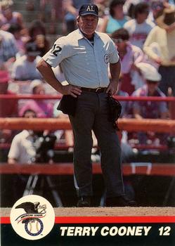 1989 T&M Sports Umpires #19 Terry Cooney Front