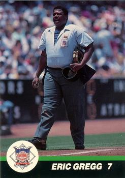 1989 T&M Sports Umpires #32 Eric Gregg Front