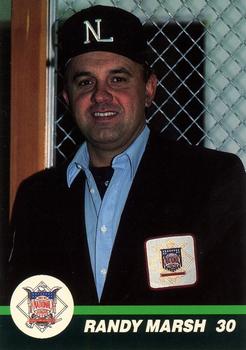 1989 T&M Sports Umpires #41 Randy Marsh Front