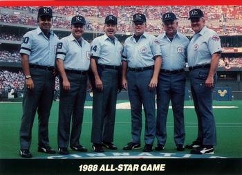 1989 T&M Sports Umpires #60 1988 All-Star Game - Randy Marsh / Terry Tata / Frank Pulli Front