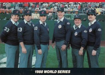 1989 T&M Sports Umpires #61 1988 World Series Front